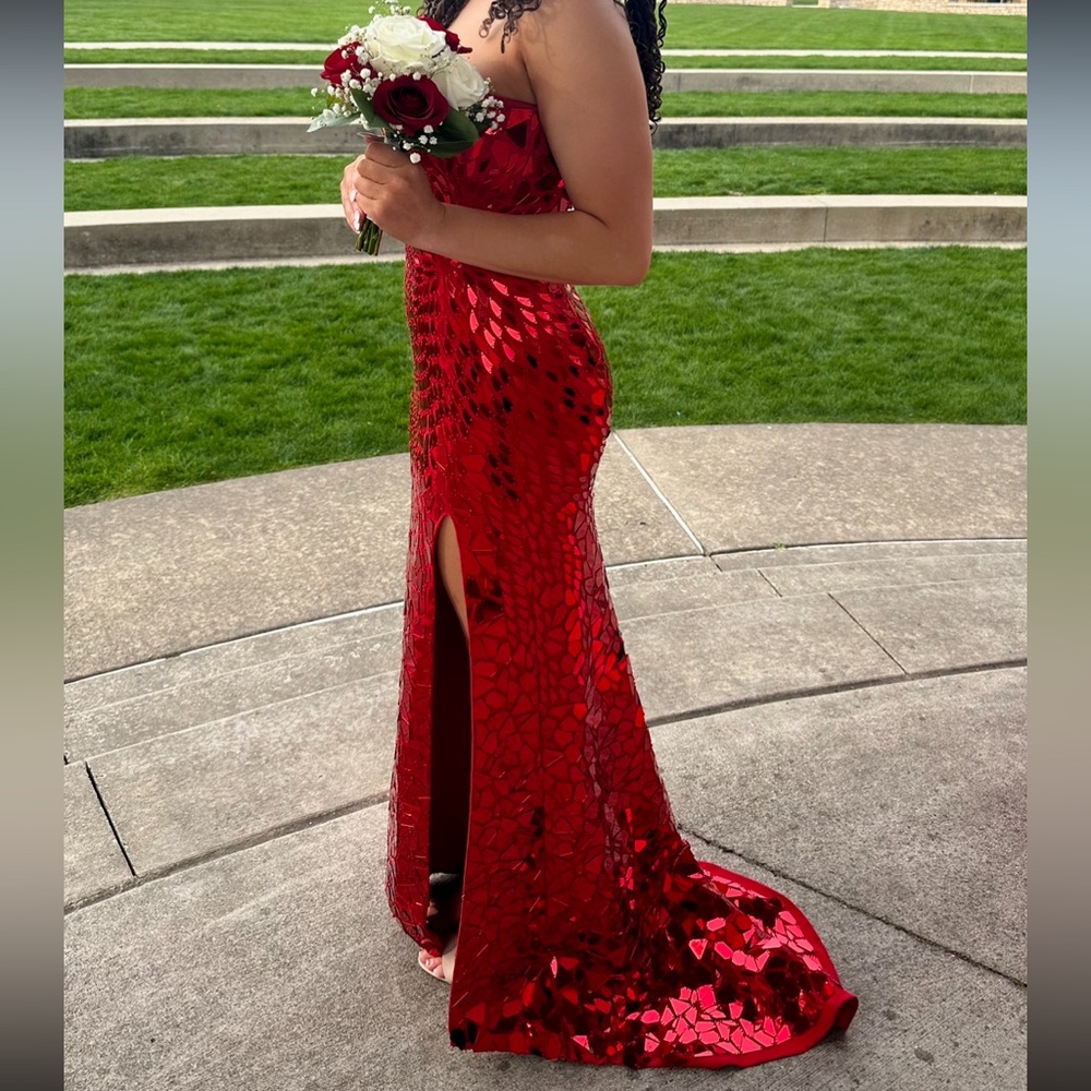 COPY - Sherri Hill mirror prom dress